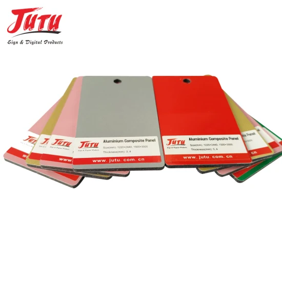 Jutu feuerbeständige Aluminium-Aluminium-Verbundplatte für Beschilderung, Werbung und Beschriftung